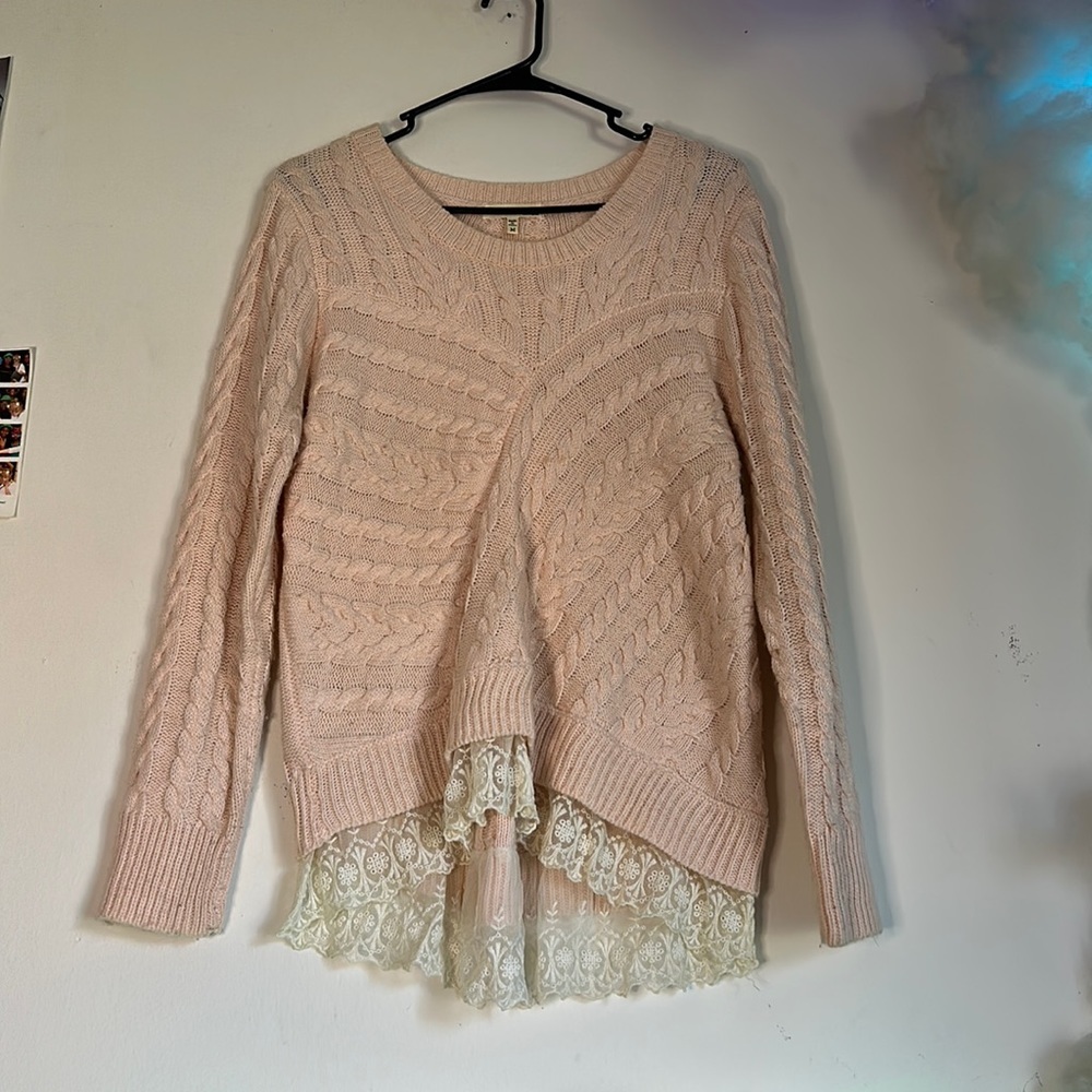 Pink sweater